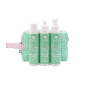 Aloe Colors PROMO 2026 Coconut Story Summer Bag με Shower Gel 100ml, Body Lotion 100ml, Hair & Body Mist 100ml