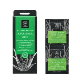 Apivita Express Beauty Face Mask Aloe 2x8ml