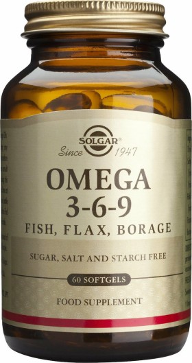 Solgar Omega 3-6-9 Φόρμουλα Λιπαρών Οξέων 60caps