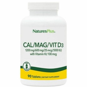 Natures Plus Bone Support Cal/Mag/Vit D3 with Vitamin K2 90tabs