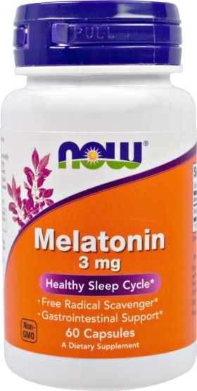 NOW Melatonin 3mg 60caps