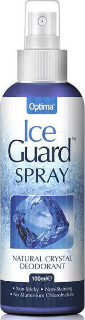 Optima Naturals Ice Guard Αποσμητικός Κρύσταλλος σε Spray 100ml