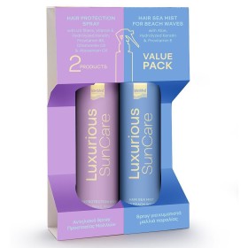 Luxurious PROMO PACK 2025 με SunCare Hair Protection Spray Διφασικό Αντηλιακό Spray Μαλλιών 200ml & Hair Sea Mist for Beach Waves Spray Για Κυματιστά Μαλλιά 200ml