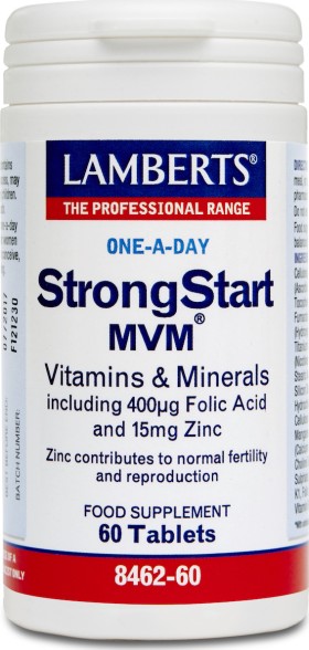 StrongStart MVM Πολυβιταμινούχος Φόρμουλα για την Περίοδο της Κύησης και του Θηλασμού 60tabs