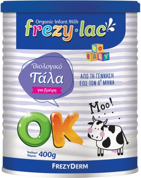 Frezyderm Γάλα σε Σκόνη Frezylac OK 0-6m 400gr