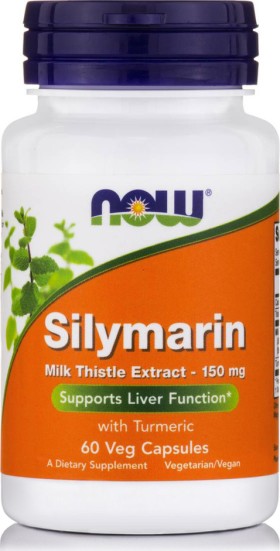 Now Milk Thistle Extract Silymarin Γαϊδουράγκαθο 150mg 60caps