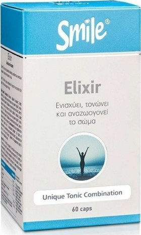 Smile Elixir Φόρμουλα με Πρωτόγαλα και Αμινοξέα για Τόνωση και Αναζωογόνηση 60caps
