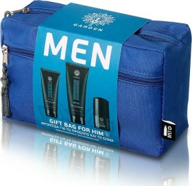 Garden PROMO Men Gift Bag For Him 1, με Καθαριστικό 3 σε 1 200 ml & Αποσμητικό 50 ml & Αντιρυτιδική Κρέμα Προσώπου-Ματιών 75 ml
