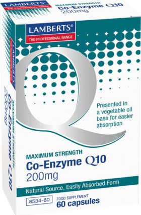 Lamberts Co-Enzyme Q10 200mg 60caps