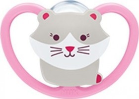 Nuk Space Σιλικόνης Pink Kitten 6-18m 1τμχ 10.736.385