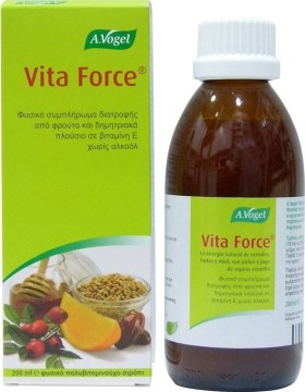 Vogel Vita Force Πολυβιταμινούχο Σιρόπι Αμεσου Ενεργειακού Εφοδιασμού 200ml