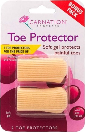 Carnation Επιθέματα Toe Protector με Gel Προστατευτικά Δακτύλων 2τμχ