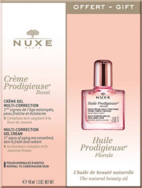 NUXE Creme Prodigieuse Boost Gel Cream 40ml & ΔΩΡΟ Huile Prodigieuse Floral 10ml