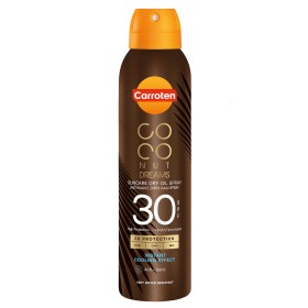 Carroten Coconut Dreams Suncare dry Oil, Αδιάβροχο Αντηλιακό Λάδι για το Σώμα SPF30 σε Spray 150ml