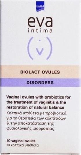 Intermed Eva Intima Biolact Ovules Disorders 10τμχ