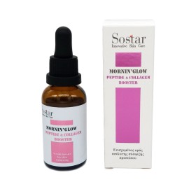 Sostar Mornin Glow Peptide & Collagen Αντιγηραντικό Booster Προσώπου με Κολλαγόνο για Σύσφιξη 30ml