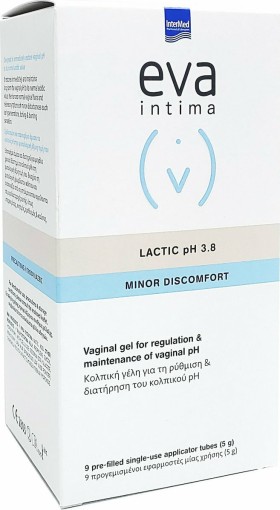 Intermed Eva Intima Minor Discomfort Lactic pH 3.8 9τμχ