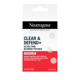 Neutrogena Clear & Defend+ Ultra-Thin Blemish Patches Για Επιδερμίδες Με Ατέλειες & Τάση Ακμής 30τμχ