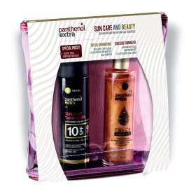 PANTHENOL EXTRA Promo Dry Oil Shimmering 100ml & Sun Care Tanning Oil SPF10 150ml