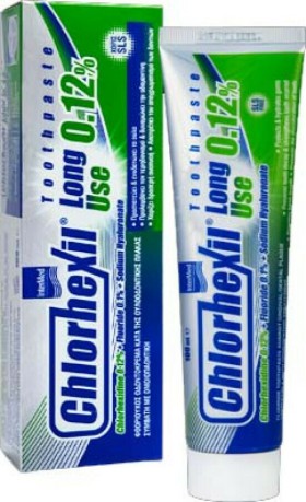 Chlorhexil 0.12% Toothpaste Long Use Κατά της Ουλοοδοντικής Πλάκας 100ml