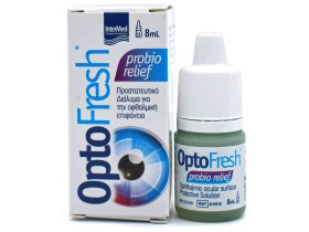 Optofresh Probio Relief Ophtalmic Solution, Οφθαλμικές Σταγόνες για την Ξηροφθαλμία με Προβιοτικά 8ml