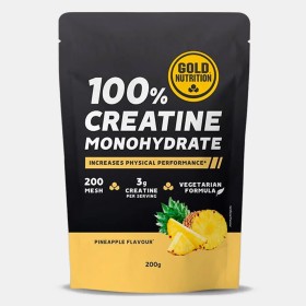 Gold Nutrition 100% Creatine Monohydrate Γεύση Ανανάς 200gr