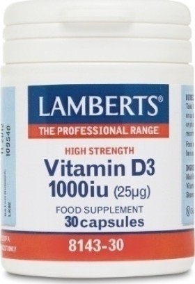 Lamberts Vitamin D3 1000iu 30caps