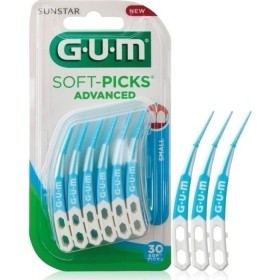 GUM Soft Picks Advanced Small Μεσοδόντιες Οδοντογλυφίδες 30τμχ