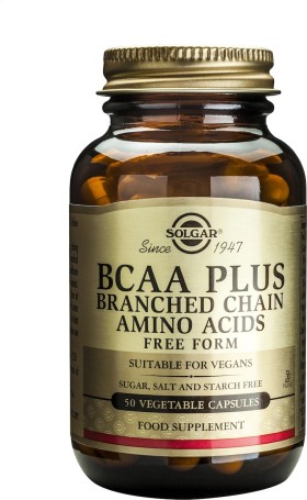 Solgar BCAA Plus Αμινοξέα 50caps