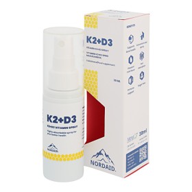 Nordaid K2 + D3 Spray Συμπλήρωμα για Υπογλώσια Χρήση 30ml
