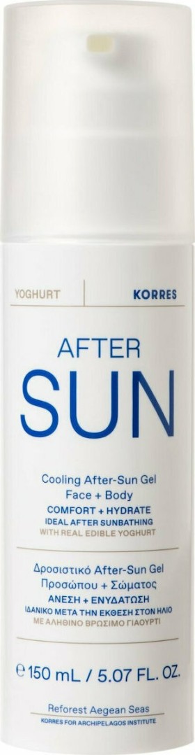 Korres Δροσιστικό After Sun Gel Προσώπου-Σώματος Γιαούρτι 150ml