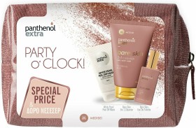 Panthenol Extra Party O Clock Rose Gold Bare Skin Aρωμα 50ml & Bare Skin 3in1 Cleanser 200ml & White Pearl Peel Off Mask 75ml