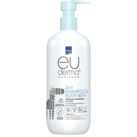 InterMed Euderma 2 σε 1 Παιδικό Σαμπουάν & Αφρόλουτρο Babyderm σε Μορφή Gel με Χαμομήλι 500ml