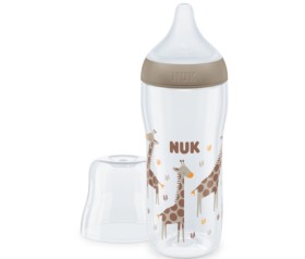 NUK Perfect Match Μπιμπερό με Μαλακή Θηλή Σιλικόνης 6m+ XL Καφέ 360ml 10.216.018
