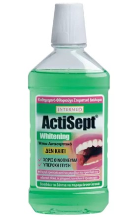 Actisept Whitening Στοματικό Διάλυμα για Λεύκανση 500ml
