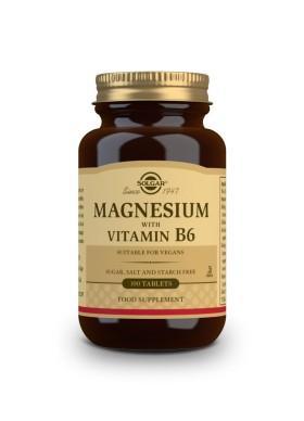 Solgar Magnesium Vitamin B6 100tabs