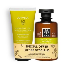 Apivita PROMO PACK Daily Σετ Περιποίησης Μαλλιών με Σαμπουάν Καθημερινής Χρήσης 250ml & Κρέμα με Μέλι και Χαμομήλι 150ml 2τμχ