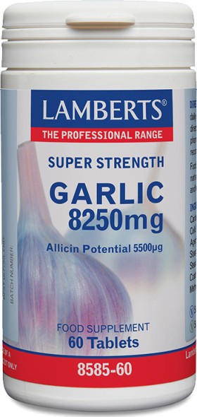 Lamberts Garlic 8250mg Σκόρδο 60tabs