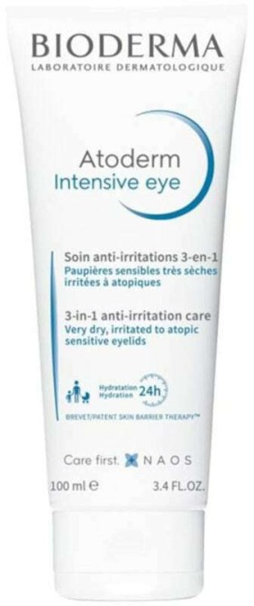 Bioderma Atoderm Intensive 3-In-1 24ωρη Ενυδατική Κρέμα Ματιών 100ml