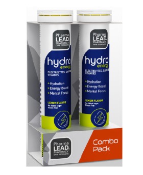Pharmalead PROMO με Hydro Energy Electrolytes Caffeine & Vitamins, Γεύση Λεμόνι 2x20tabs Αναβράζοντα