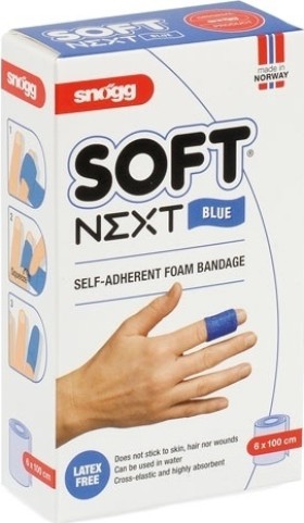 SNOGG SOFT Blue Καινοτόμος Ελαστικός Επίδεσμος 6cm x 1m