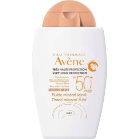 Avene Eau Thermale Fluide Mineral Teinte Mineral Αδιάβροχη Λεπτόρρευστη Αντηλιακή Κρέμα Προσώπου SPF50 με Χρώμα 40ml