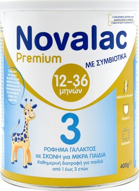 Novalac Premium 3 με Συμβιοτικά 12m+ 400gr