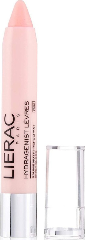 Lierac Hydragenist Lips Nutri Replumping Balm Effect Gloss Rose Βάλσαμο Χειλιών για Θρέψη 3gr