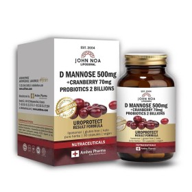 John Noa D-Mannose 500mg, Cranberry 70mg, Probiotics 2Billions για την Υγεία του Ουροποιητικού & Εντέρου 30caps