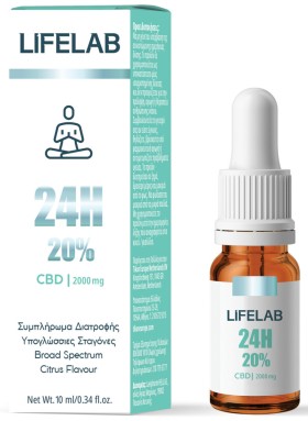 Tikun Lifelab CBD 2000mg 24H 20% Συμπλήρωμα Κάνναβης για Ισορροπία & Ευεξία 10ml