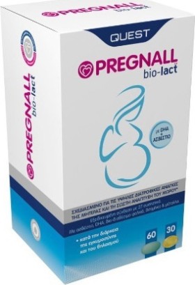 Pregnal Bio Lact Για την Υποστήριξη της Εγκυμοσύνης και του Θηλασμού 30caps & 60tabs