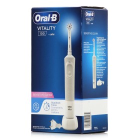 Oral-B Vitality 100 Sensitive Clean Λευκή Ηλεκτρική Οδοντόβουρτσα 1τμχ