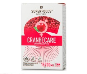 Superfoods CranbeCare για τη Φυσιολογική Λειτουργία του Ουροποιητικού 30caps