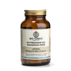 Bio Tonics B6 & Magnesium 425mg, Συμπλήρωμα Μαγνησίου με Βιταμίνη B6 90caps